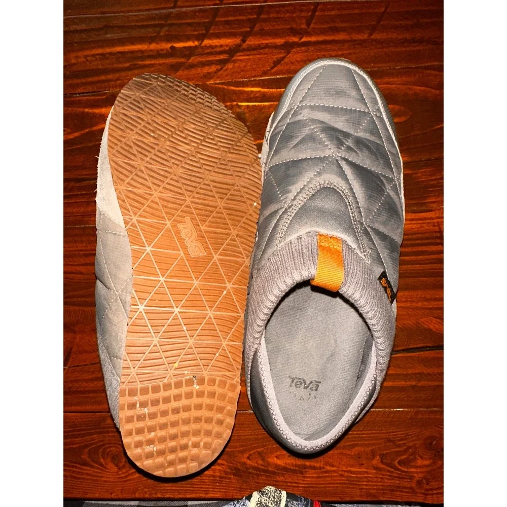 Teva Ember Moc Grey Quilted Slip On Shoe Mens 12 1018226
